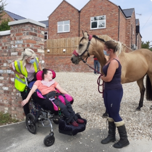 HFHC Patient with horse