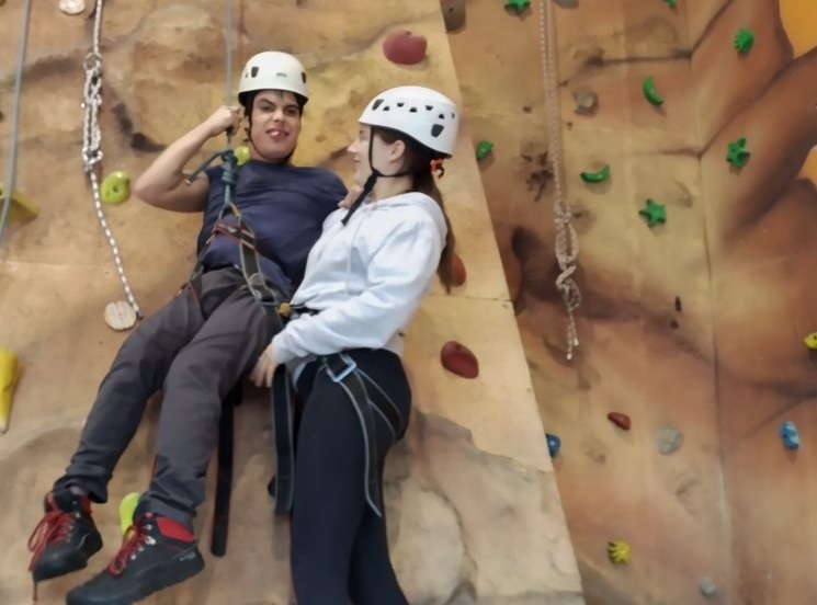 Rock climbing activity